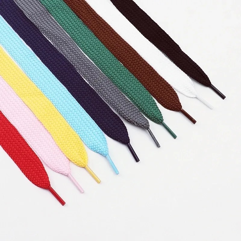 Lace Replacement Flat - Lacets plats colorés tendance de 120
