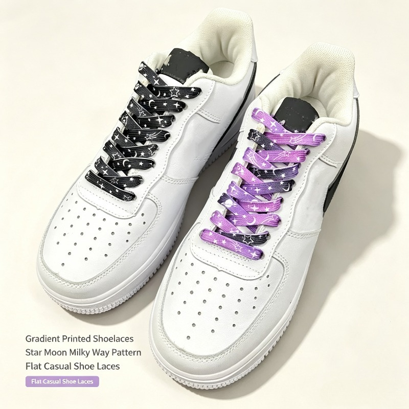 Lacets plats imprimés dégradés - Lace Replacement Flat avis et prix