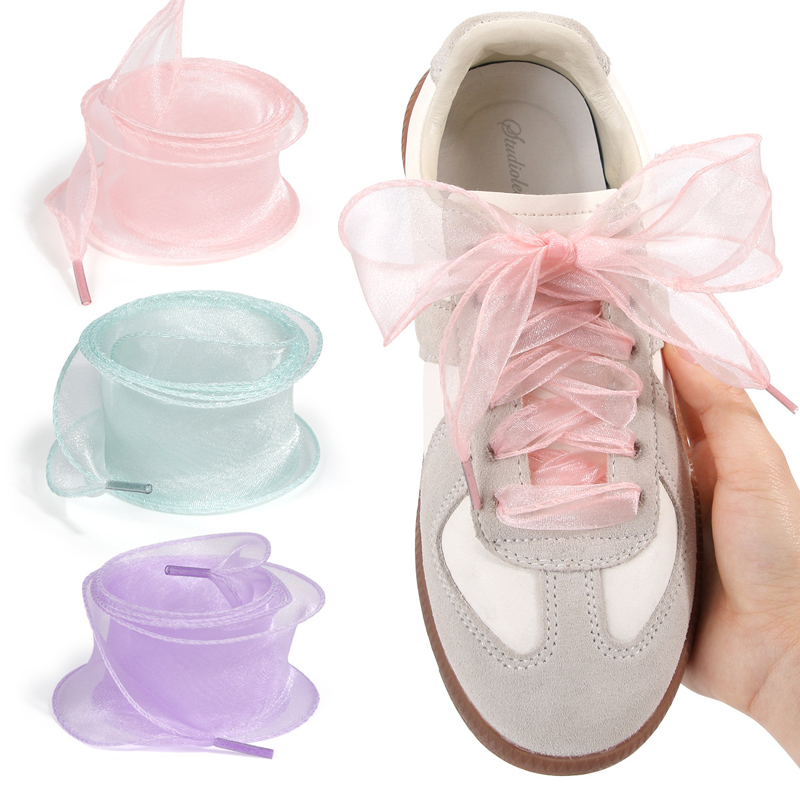 Lacets en organza queue de poi - Lace Replacement Flat avis et prix